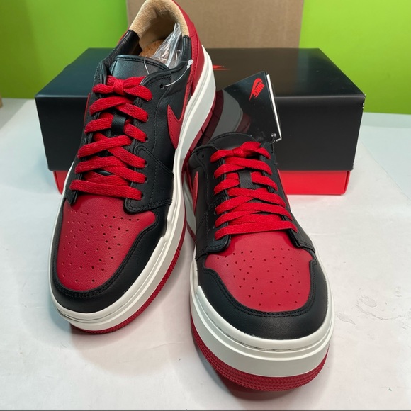 Jordan Shoes - Air Jordan 1 Elevate Bred Black & Red Womens Size 10 Mens 8.5 Sneakers Shoes